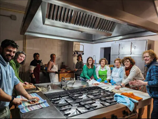 En las cocinas