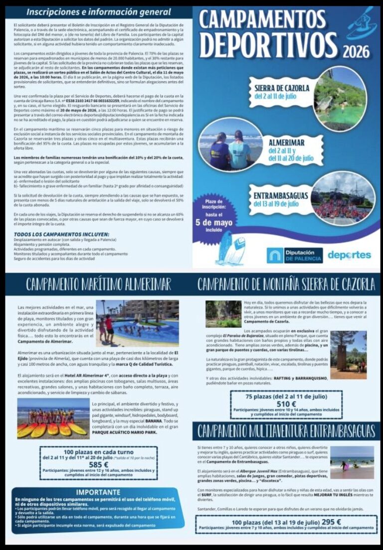 Campamentos deportivos
